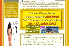 SEMINÁR = garancia novej odbornosti a dlhodobej spolupráce