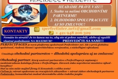 Staňte sa OBCHODNÝMI PARTNERMI + SPOLUPRACOVNÍK