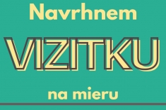 Originálna vizitka pre Vás
