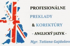 Preklady a korektúry - angličtina