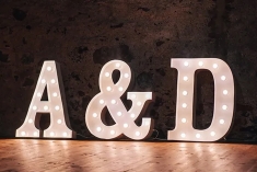 Svetelné písmená na prenájom